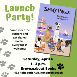 Sandy Paws Book Launch